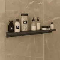 Prateleira Porta Shampoo Slim 60cm Chumbo Fosco - 2