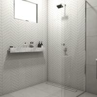 Porta Shampoo Linear 100cm Concreto - 5