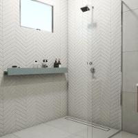 Porta Shampoo Linear 120cm Chumbo Fosco - 5