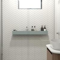 Porta Shampoo Linear 100cm Chumbo Fosco - 2