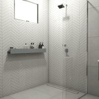 Porta Shampoo Linear 100cm Chumbo Fosco - 5