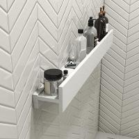 Porta Shampoo Linear 100cm Branco Standard - 3