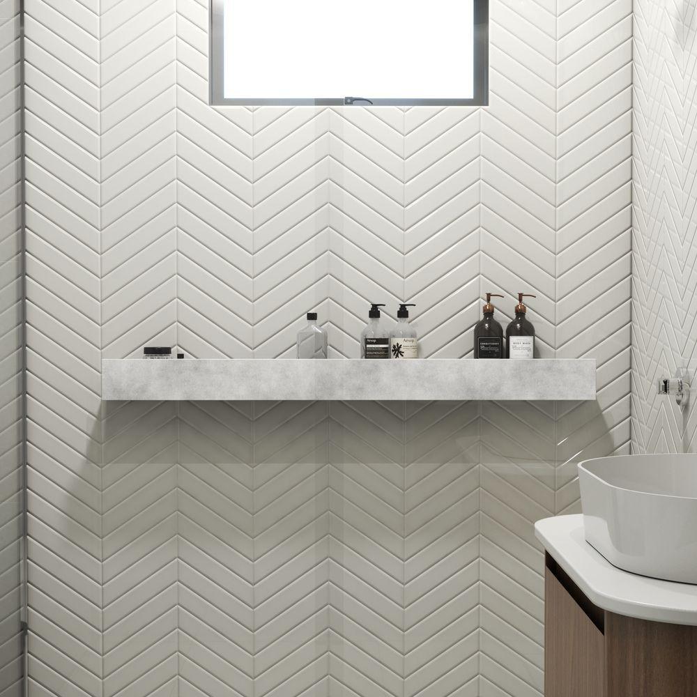 Porta Shampoo Linear 120cm Concreto - 5