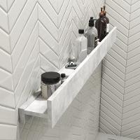 Porta Shampoo Linear 120cm Concreto - 2