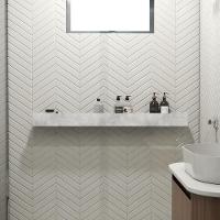 Porta Shampoo Linear 120cm Concreto - 5