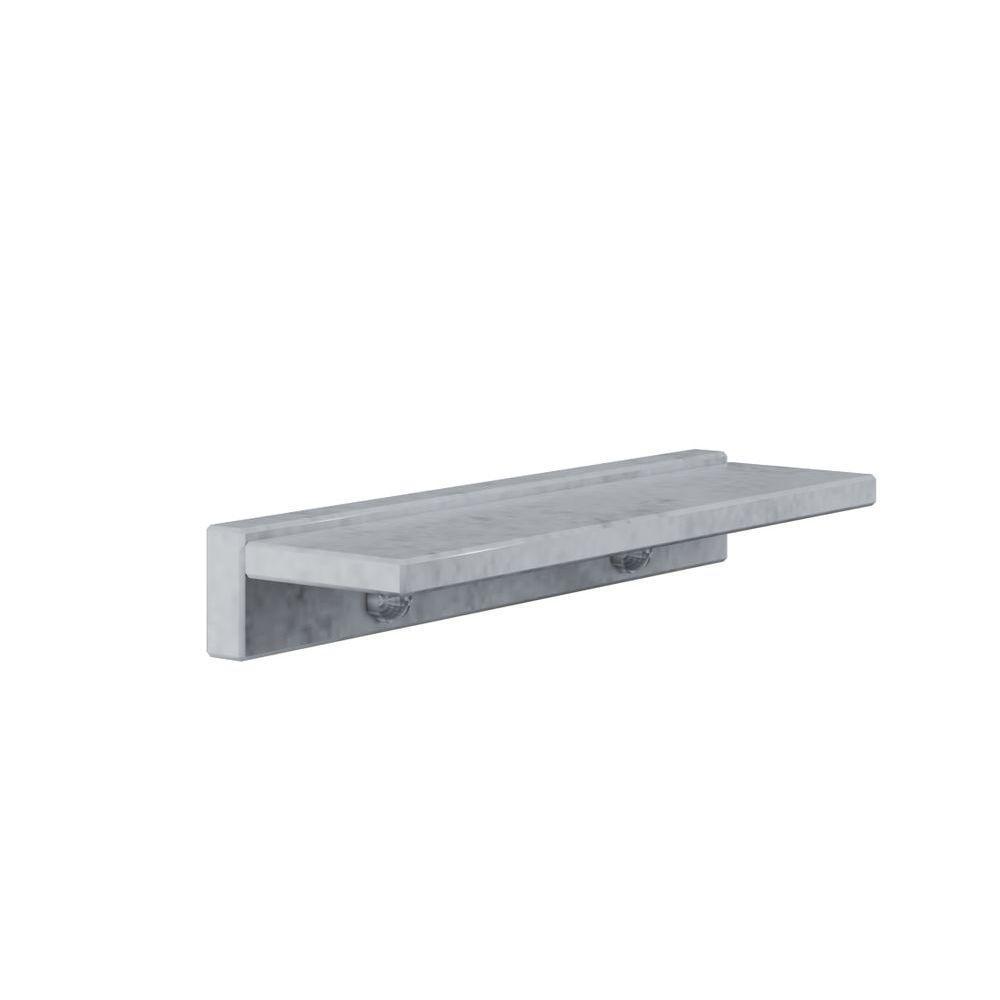 Prateleira Porta Shampoo Slim 40cm Concreto - 1