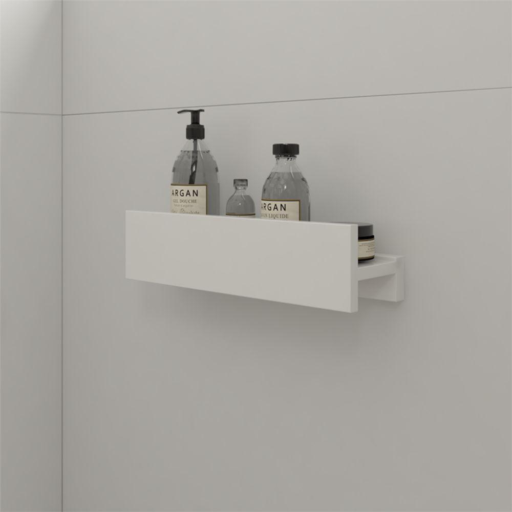Porta Shampoo Linear 40cm Branco Standard - 4