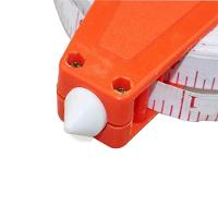 Trena 50 Metros Métrica Gigante Fibra De Vidro Medição Com Manivela Caixa Aberta Profissional