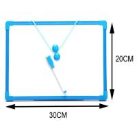 Lousa Quadro Branco Magnético Completa Caneta Apagador 30x20cm Porta Recados Anotações Casa Escritório Escola Organização - 5