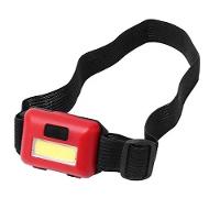 Lanterna De Cabeça Led Multiuso Para Bike Trilha Camping Farol Sinalizador Corrida Capacete Vermelha