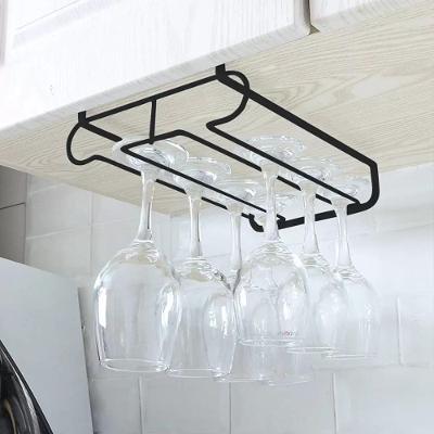 Suporte Duplo Copos Organizador De Taças Vinho Armário De Encaixe Porta Copo Gin Cozinha Armário Suspenso