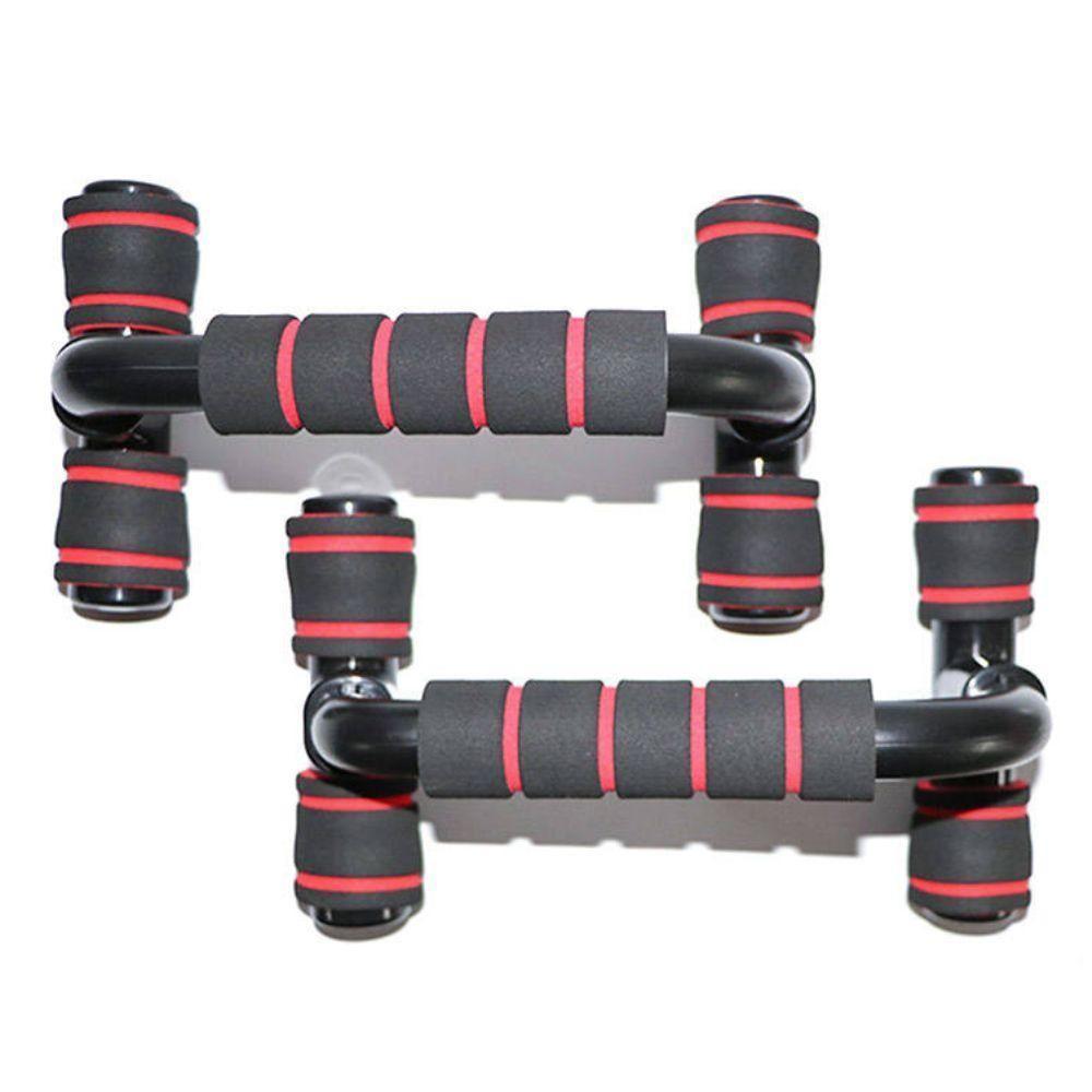 Suporte Fixo Flexão Braço Barra Fixa Apoio Treino Abdômen Tríceps Ombro De Chão Academia Em Casa Exercício Push Up - 5