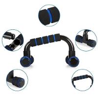 Suporte Fixo Flexão Braço Barra Fixa Apoio Treino Abdômen Tríceps Ombro De Chão Academia Em Casa Exercício Push Up - 6