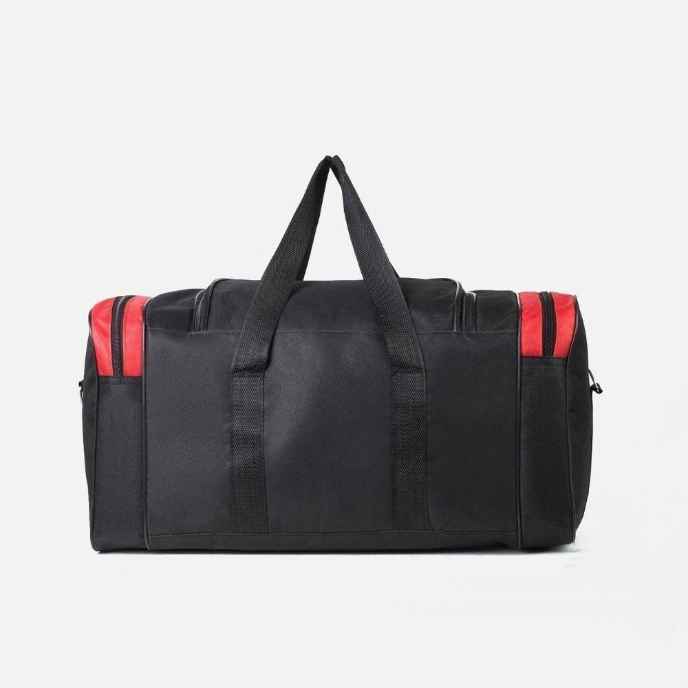 Mochila Esportiva Viagem Treino Bolsa De Mão Multiuso Mala Bordo Sacola Academia Com Bolsos Vermelha - 3