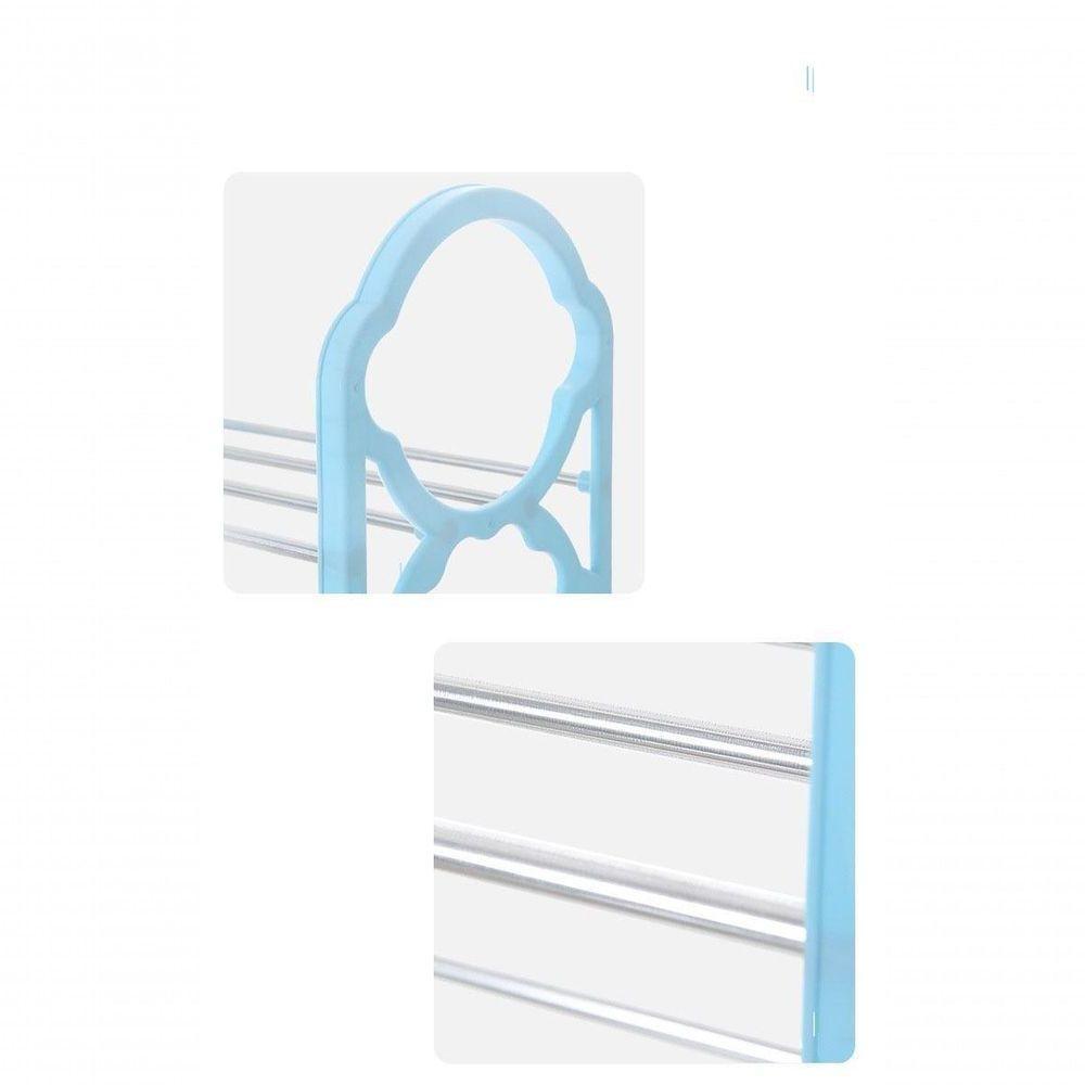 Sapateira 20 Sapatos Desmontável Com 5 Prateleiras Estante Vertical 10 Pares Organizador Tênis Sapatos Grande - 3