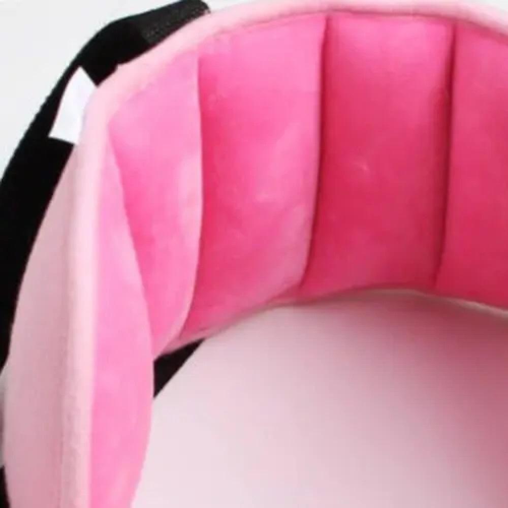 Apoio Suporte Cabeça Ajustável Infantil Almofada De Pescoço Viagem Carro Bebê Proteção Conforto Kids Meninas Rosa - 8