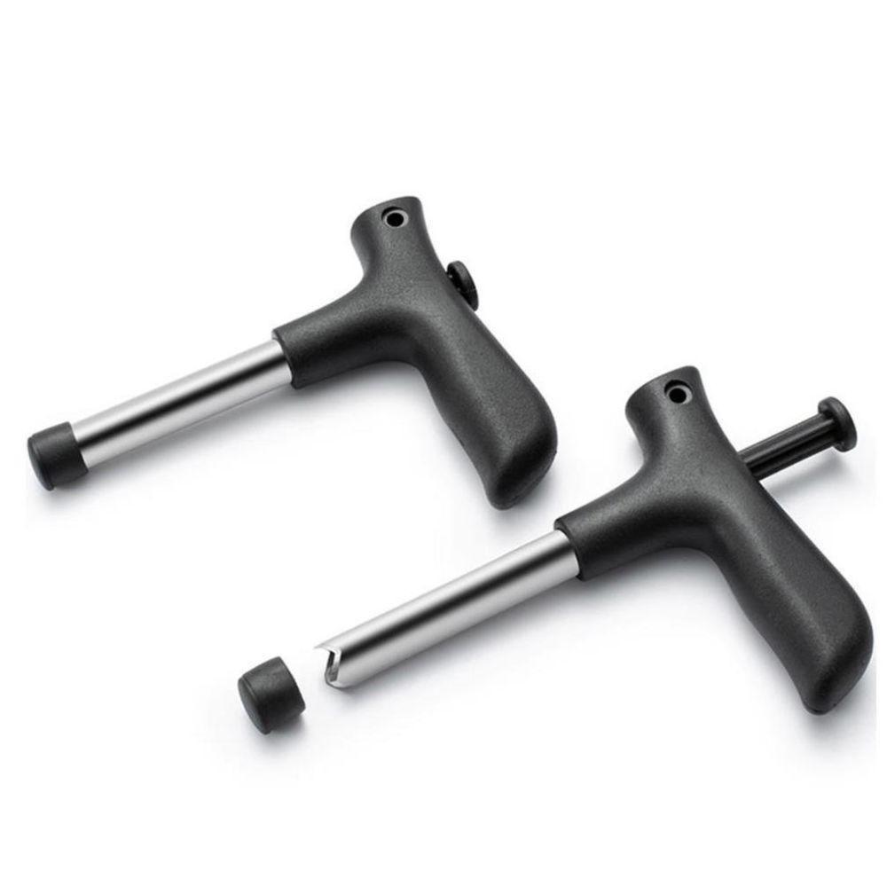 Abridor De Coco Com Furador Profissional Inox Manual Fura Tudo Multiuso Bar Barraca - 3