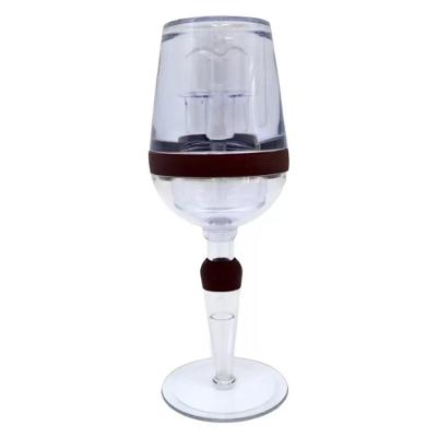 Aerador De Vinho Taça Decanter Oxigenador Filtro Portátil Luxo Em Acrílico