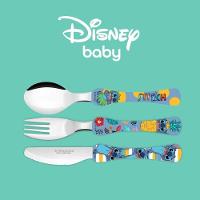 Kit Refeição Infantil Melamina Stitch Disney 6 Peças Pratos, Copo E Talheres Inox - Tuut - 7