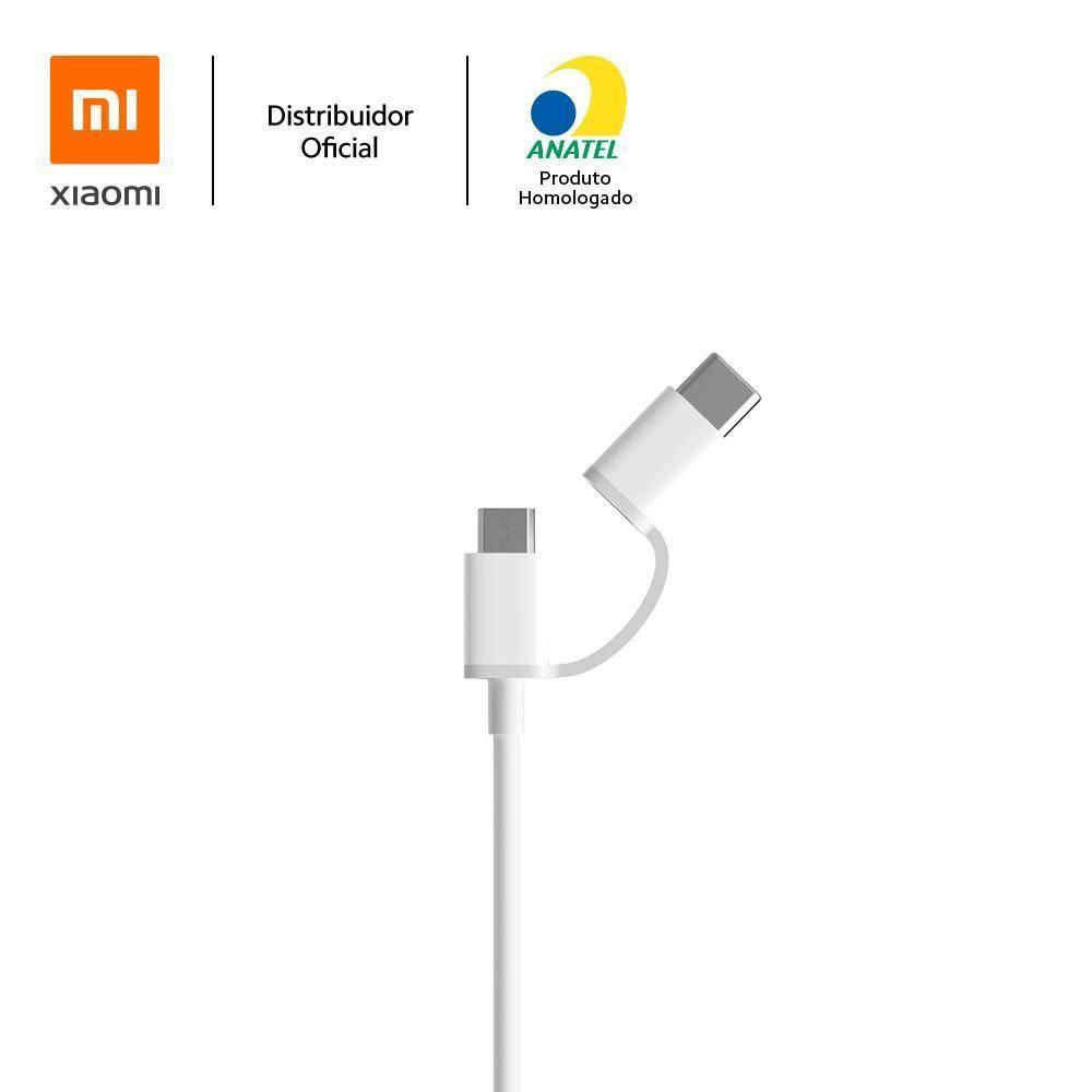 Cabo Usb Para Tipo C E Microusb 30cm Xiaomi - 2