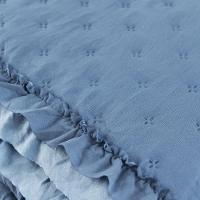 Colcha Alice 200 Fios Casal Padrão 03 Peças 100% Poliéster - Azul - 8