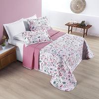 Cobre Leito + Jogo De Cama Avere 200 Fios Solteiro 05 Peças 100% Poliéster - Bothanica - 2