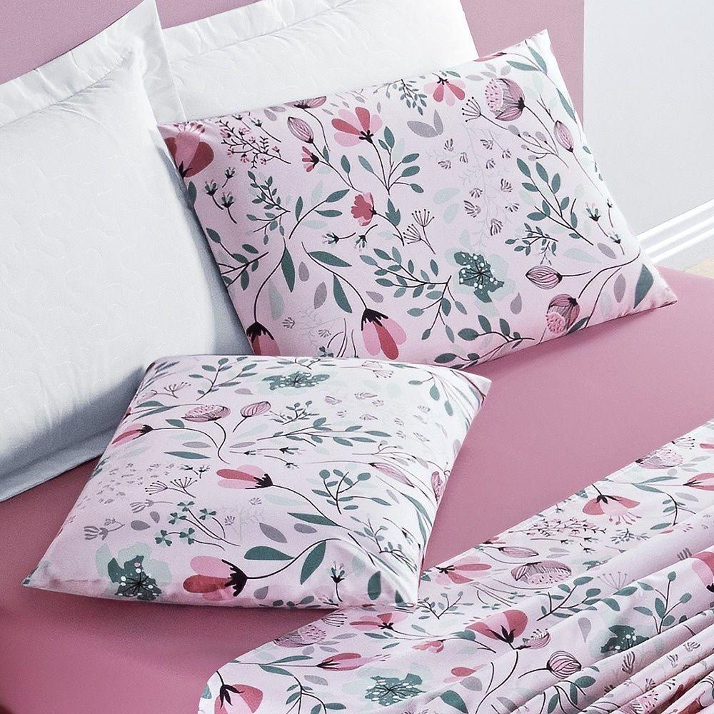 Cobre Leito + Jogo De Cama Avere 200 Fios Queen 07 Peças 100% Poliéster - Bothanica - 7