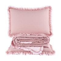 Colcha Alice 200 Fios Queen 03 Peças 100% Poliéster - Rosa - 1