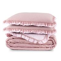 Colcha Alice 200 Fios Queen 03 Peças 100% Poliéster - Rosa - 2