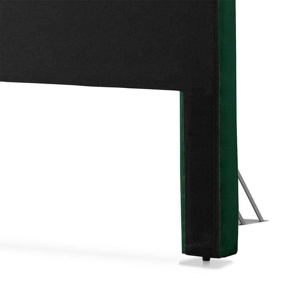 Cabeceira Cama King Estofada 1,93 - Inca Veludo Verde - 6