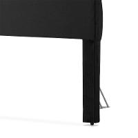 Cabeceira Cama King Estofada 1,93 - Maia Veludo Preto - 6