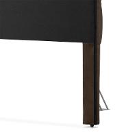 Cabeceira Cama Casal Estofada 1,40 - Maia Veludo Marrom - 6