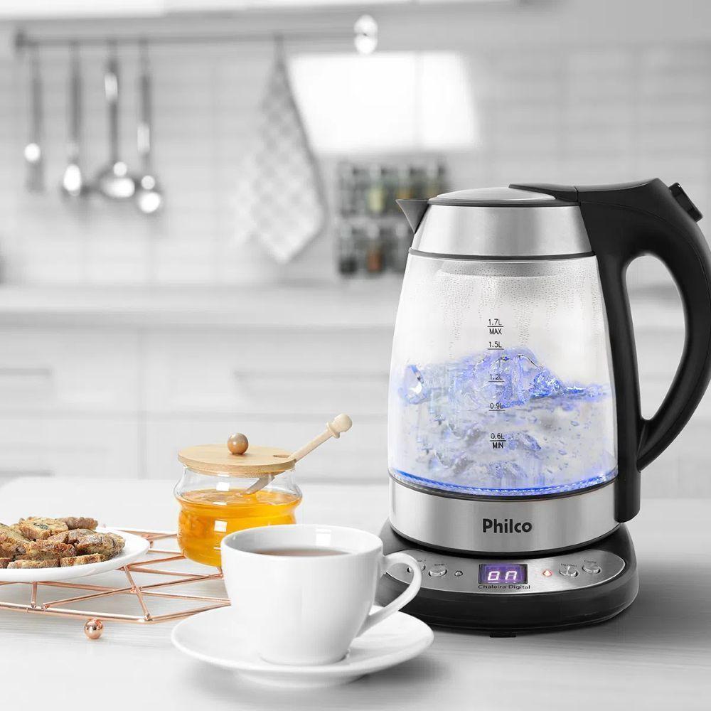 Chaleira Elétrica Digital Glass 1,7L PCHD Philco 110V - 7