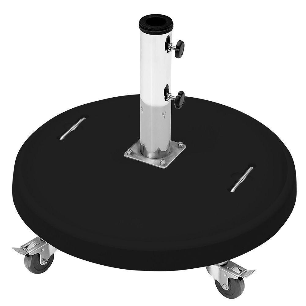 Base P- Ombrellone Redonda 50kg C- Rodas Preta Bel Lazer - 1