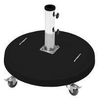 Base P- Ombrellone Redonda 50kg C- Rodas Preta Bel Lazer - 1