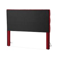 Cabeceira Cama King Estofada 1,93 - Maia Veludo Vermelho - 3