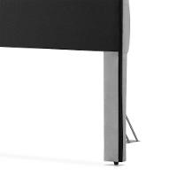 Cabeceira Cama King Estofada 1,93 - Maia Veludo Cinza Claro - 6