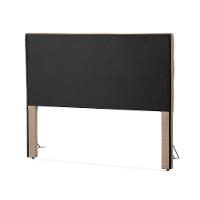 Cabeceira Cama Casal Estofada 1,40 - Maia Linho Bege - 3