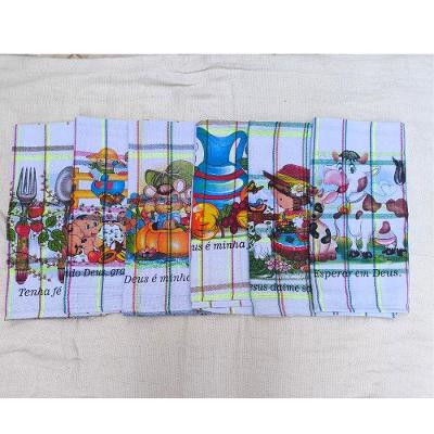 Kit 12 Panos De Prato Gigante 100% Algodão Cobre Tudo Grande Estampado Liso Colorido E Xadrez Modelo Xadrez Estampado