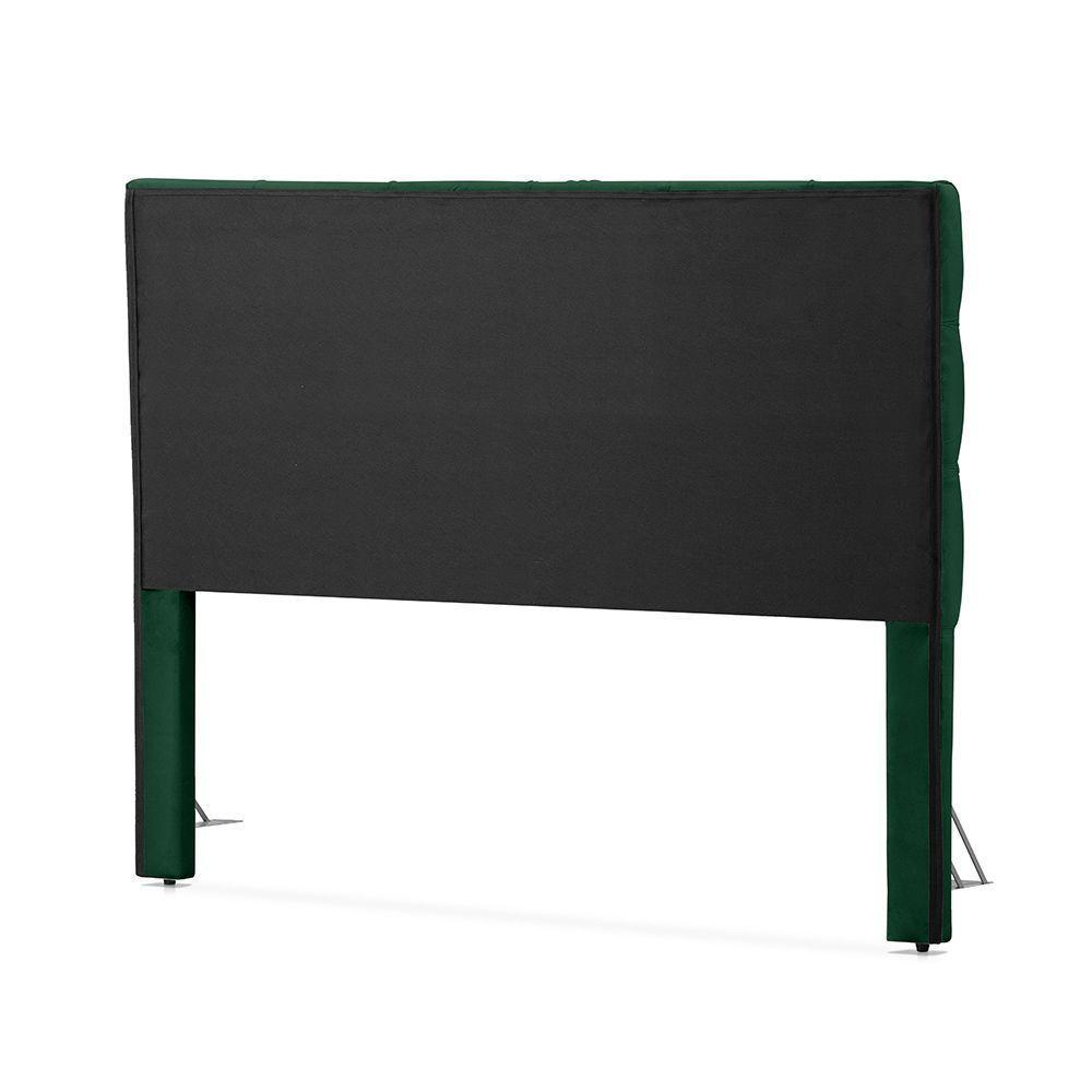 Cabeceira Cama King Estofada 1,93 - Maia Veludo Verde - 3