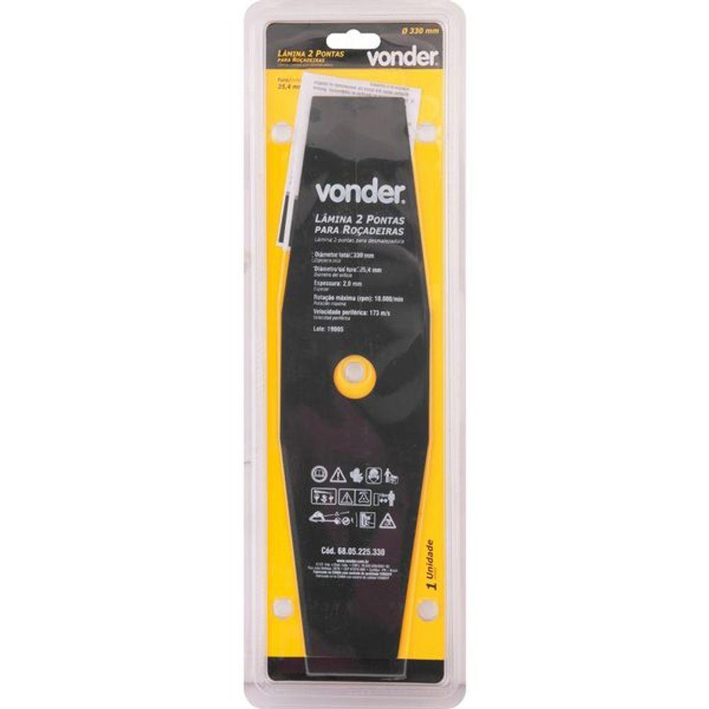 Lâmina 2 Pontas Para Roçadeira 330x25,4x2,0mm - Vonder - 3