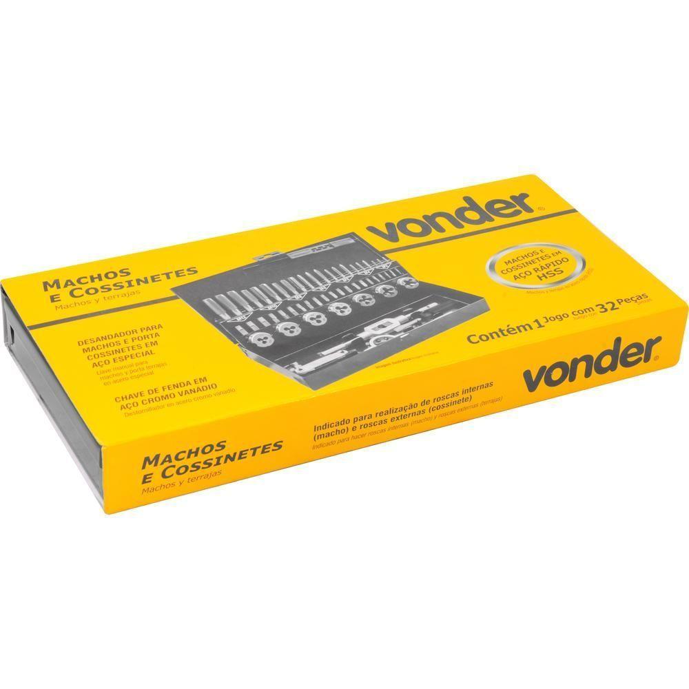 Jogo Macho-cossinete Com 32 Peças - Vonder - 3