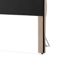 Cabeceira Cama King Estofada 1,93 - Maia Veludo Bege - 6