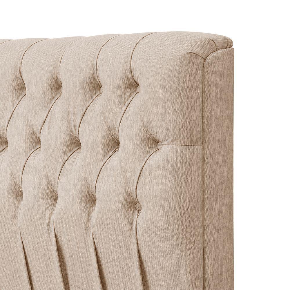 Cabeceira Cama Queen Estofada 1,60 - Inca Linho Cru - 4