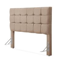 Cabeceira Cama Queen Estofada 1,60 - Maia Linho Bege - 2