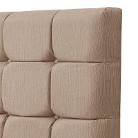 Cabeceira Cama Queen Estofada 1,60 - Maia Linho Bege