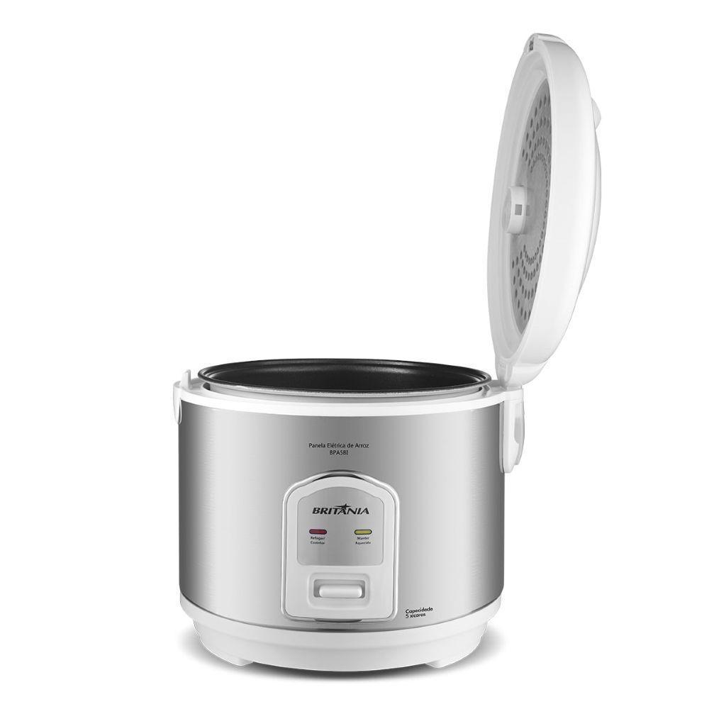 Panela De Arroz Elétrica Bpa5bi 400W Britânia Branca 220V - 7