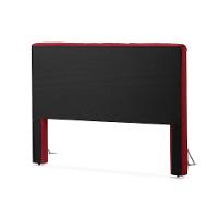 Cabeceira Cama King Estofada 1,93 - Inca Veludo Vermelho - 3