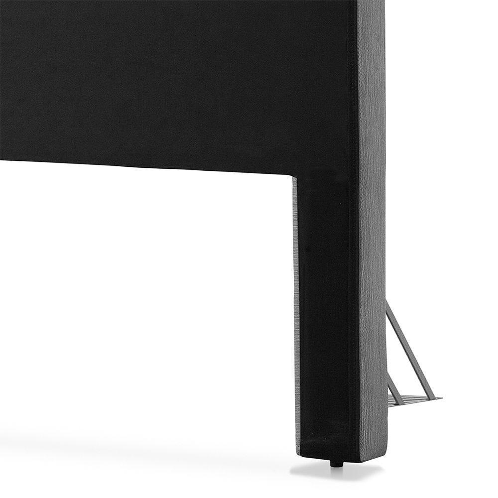 Cabeceira Cama Queen Estofada 1,60 - Inca Linho Cinza - 5