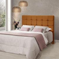 Cabeceira Cama King Estofada 1,93 - Maia Veludo Terracota - 1